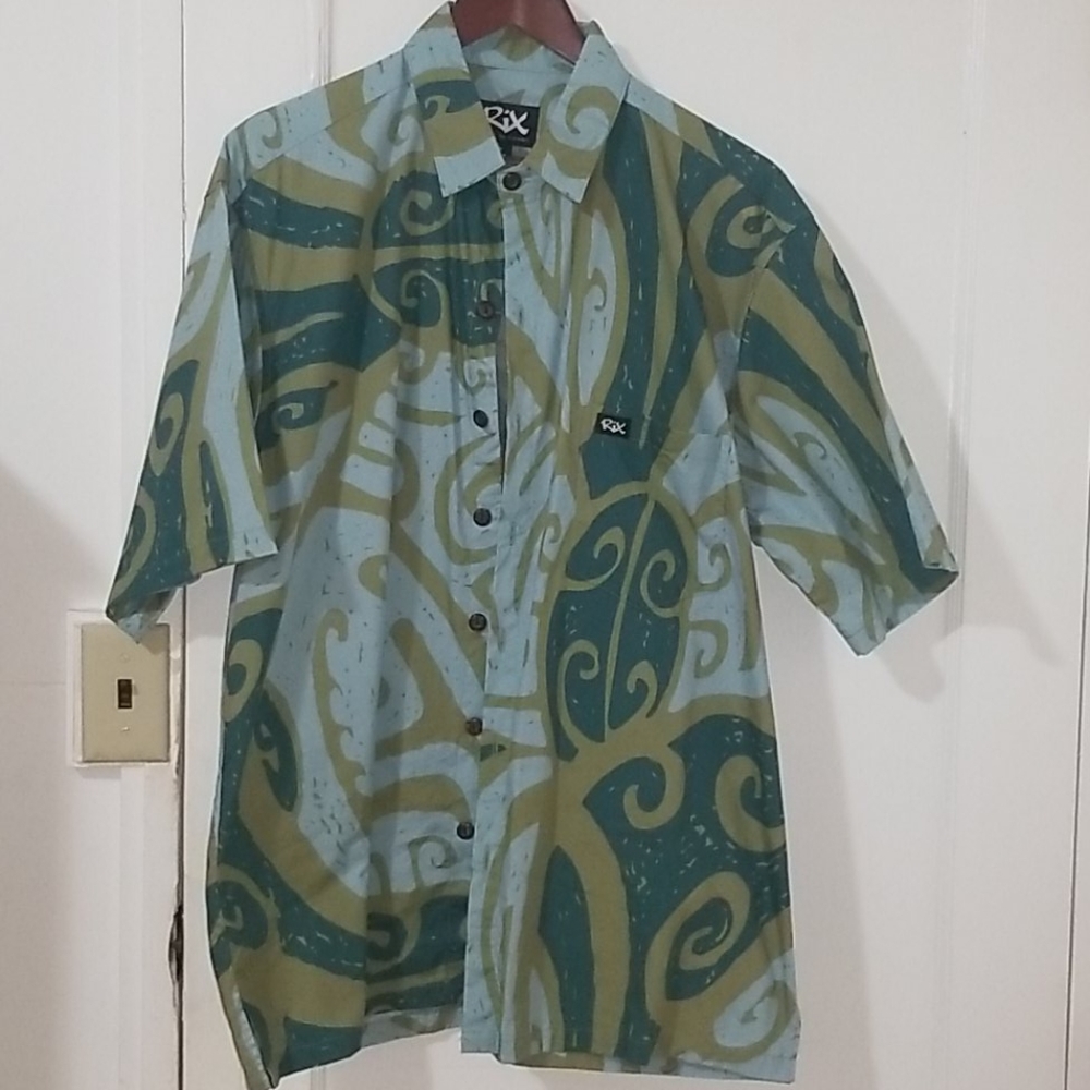Rix Made in Hawaii button-down shirt